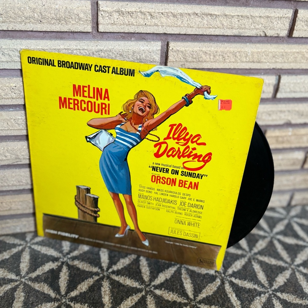 60's "Illya Darling" Record - Original Broadway Musical Album - Melina Mercouri